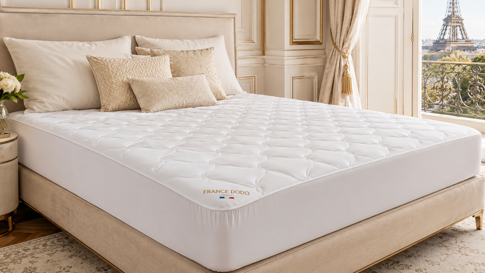 Alèse Respira Protect FRANCE DODO vue textile matelassée