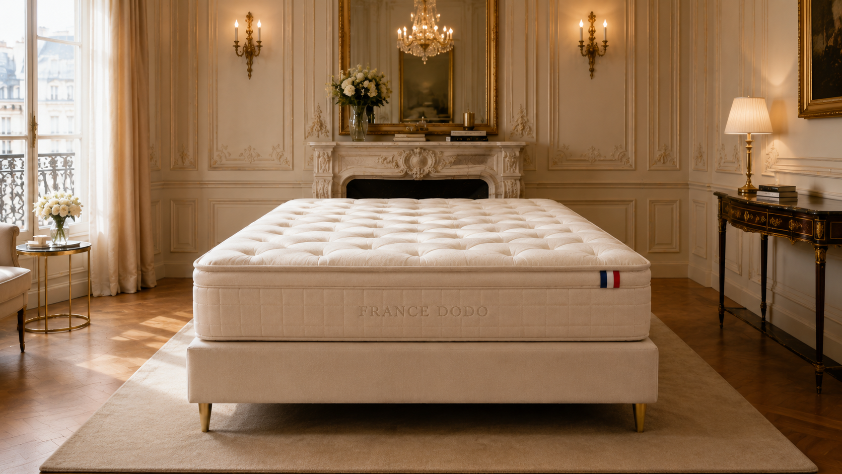 ROUPILLON FRANCE DODO installe dans une chambre premium