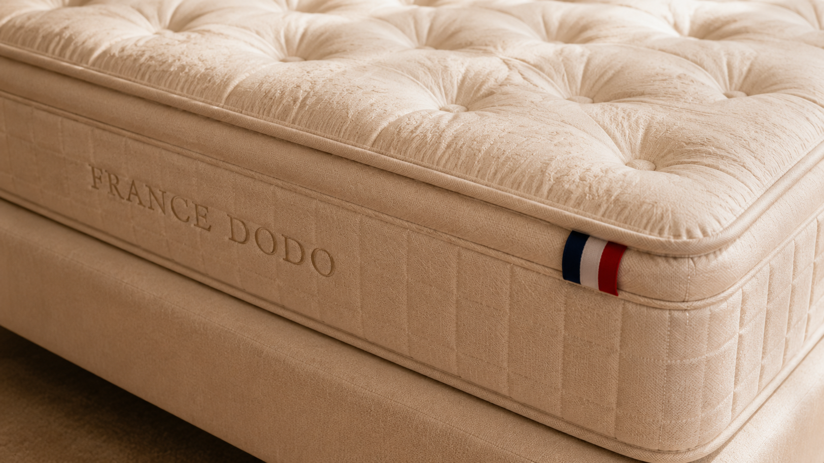 ROUPILLON FRANCE DODO detail finition et etiquette tricolore