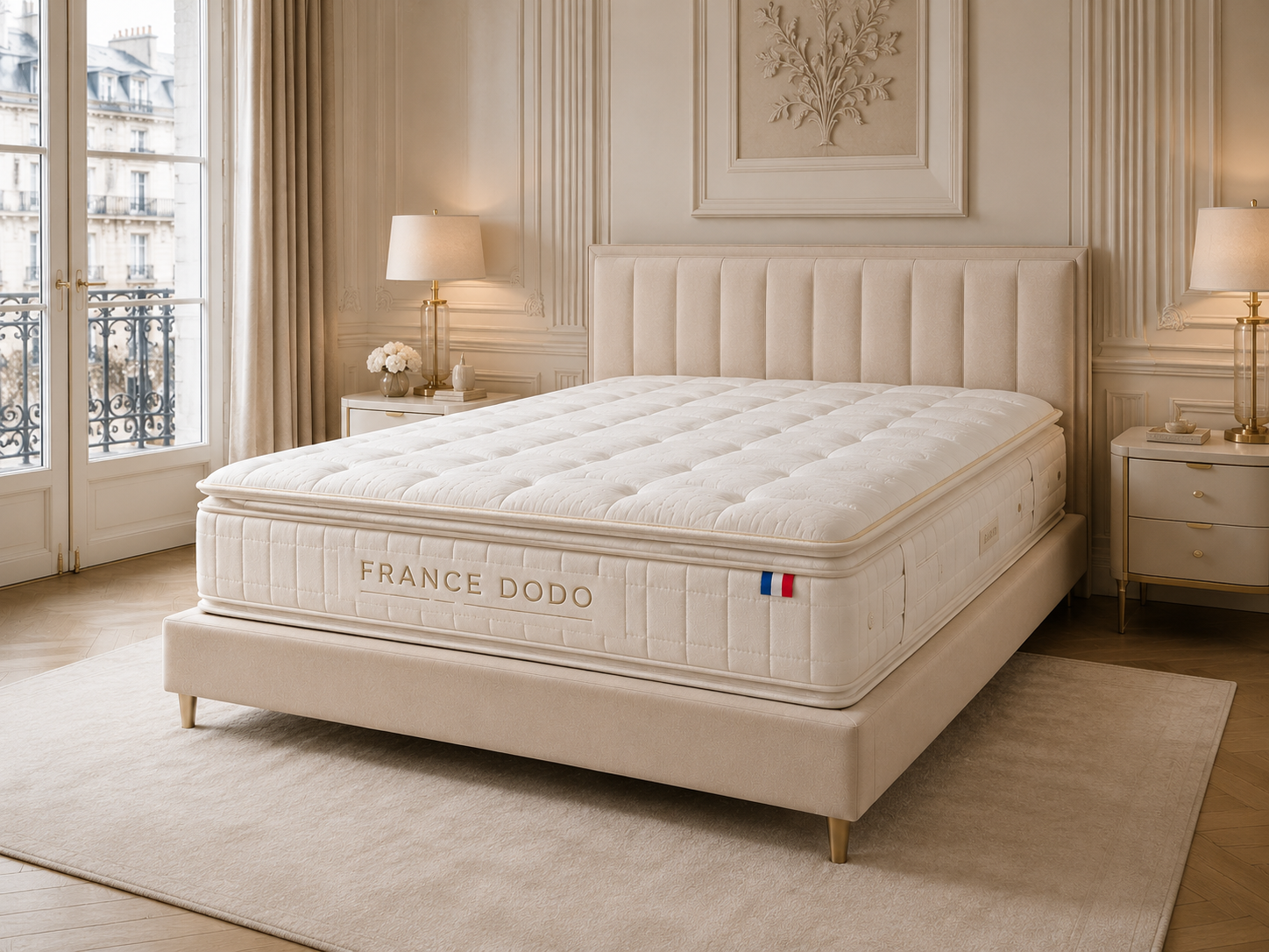 MORPHEE FRANCE DODO installe dans une chambre premium