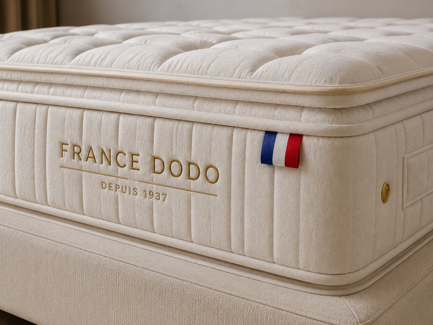 MORPHEE FRANCE DODO detail finition et etiquette tricolore