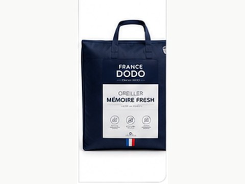 Oreiller Mémoire Fresh - Packaging