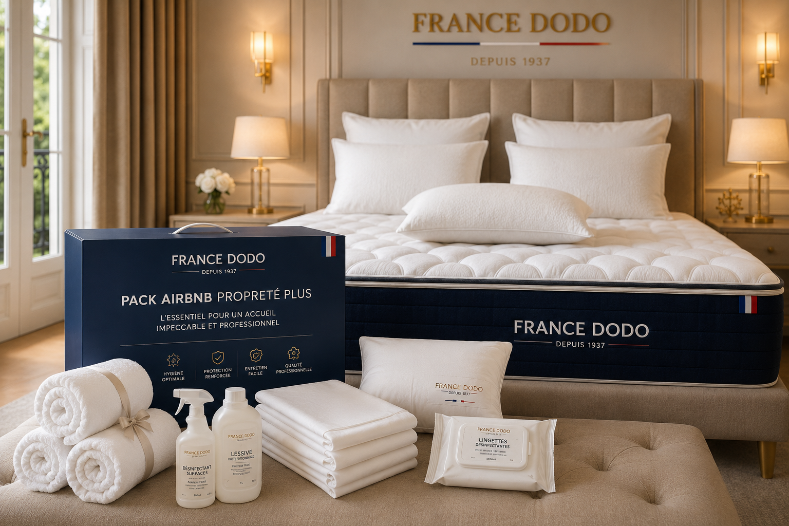Pack Airbnb Proprete+ FRANCE DODO contenu du pack