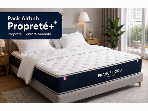 Pack Airbnb Propreté+ - Vue pack en chambre