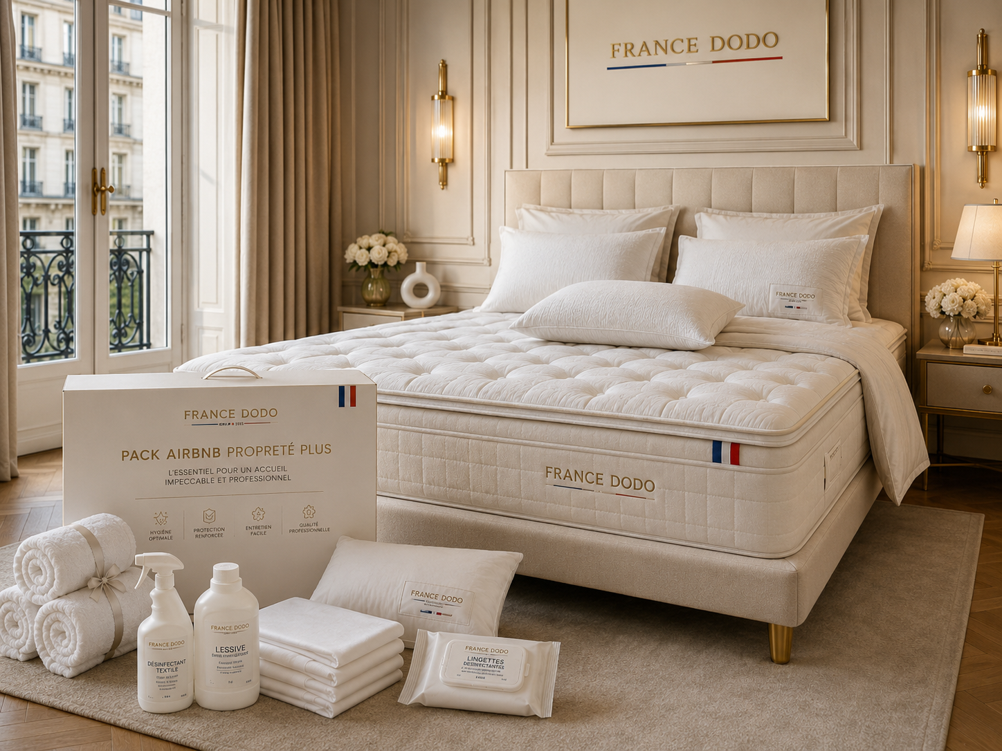 Pack Airbnb Ultra Luxe FRANCE DODO vue complete du pack