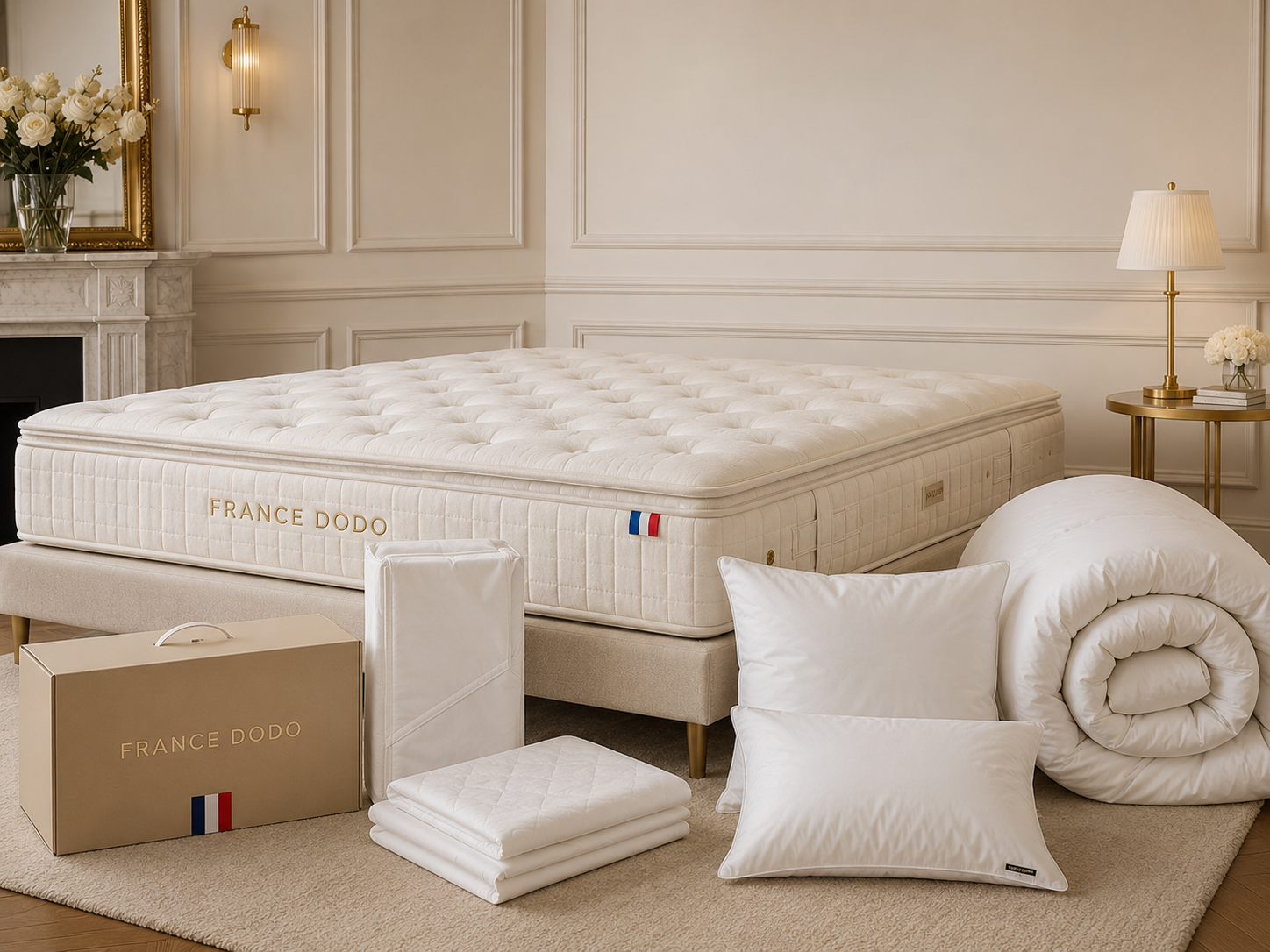 Pack Airbnb Ultra Luxe FRANCE DODO detail literie prestige
